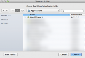 Markzware PDF2DTP for QuarkXPress Select QuarkXPress Folder