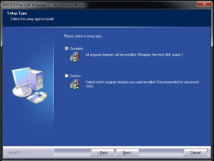 Markzware PDF2DTP for QuarkXPress Win Setup Type