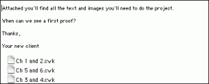 Figure 1. Ack! What the heck is a CWK file?