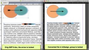 Markzware Q2ID for InDesign CC Grouped Objects