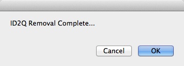 Markzware ID2Q QuarkXPress 9 10 Mac Removal Deactivation Complete