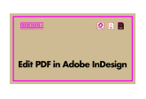 How To Edit PDF in InDesign with PDF Editor to Edit PDFs in Adobe InDesign: PDFMarkz Tutorial Video. Markzware Logo in Pink. PDFMarkz, Acrobat and InDesign Logos. "Edit PDF in Adobe InDesign" in Black on Tan Rectangle with Pink Inline Frame and Tan Border.