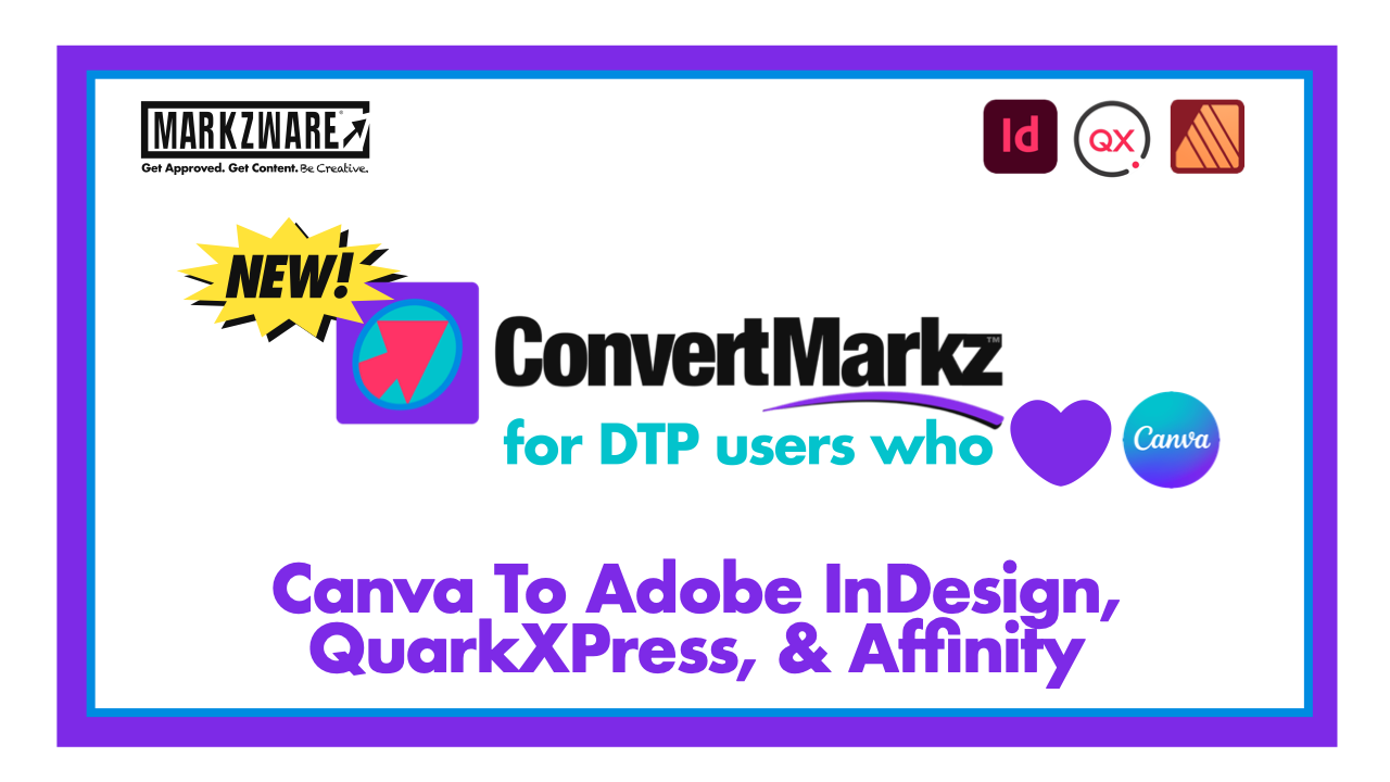 ConvertMarkz Canva PDF to AFPUB INDD QXP - Markzware