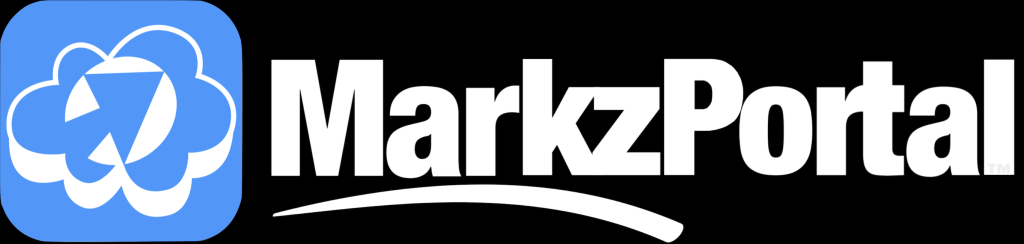 MarkzPortal TM Submenu Banner White on Black, white swoosh (2728x650)