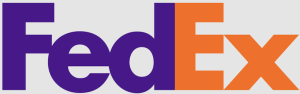 FedEx Logo, purple orange on light gray, 780x245: "Fed" in Purple, Connected to "Ex" in Orange on Light Gray.