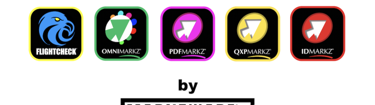 Adobe InDesign 2025 macOS File Conversion & Preflight: Markzware FlightCheck, OmniMarkz, PDFMarkz, QXPMarkz, IDMarkz, 1200x628: “Adobe InDesign 2025 Support Now in” in Black Text. FlightCheck, OmniMarkz, PDFMarkz, QXPMarkz, & IDMarkz Logos. Markzware Logo in Black.