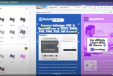 CanvaComment ajouter plusieurs effets de texte et exporter vers de nombreux formats.Canva Comment ajouter plusieurs effets de texte en blanc sur fond blanc ? Canva Interface utilisateur «&nbsp;Effets&nbsp;», avec une MarkzPortal (en bleu) et ConvertMarkz (en violet) Design.