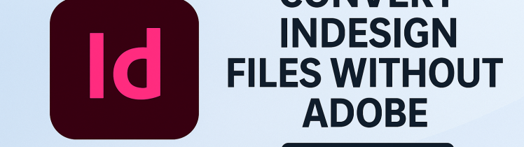 "Convert Adobe InDesign files without using Adobe software using Markzware tools"