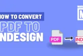 PDF document converted into an editable Adobe InDesign file with PDFMarkz.
