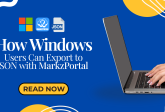 Windows-Benutzer exportiert ein Veröffentlichungsdokument in strukturiertes JSON mit MarkzPortal.