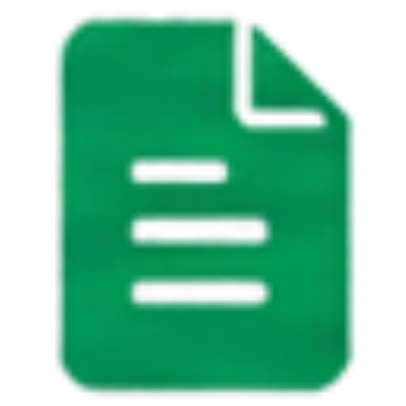 Green document icon representing sample publishing file review and inspection in Markzware.